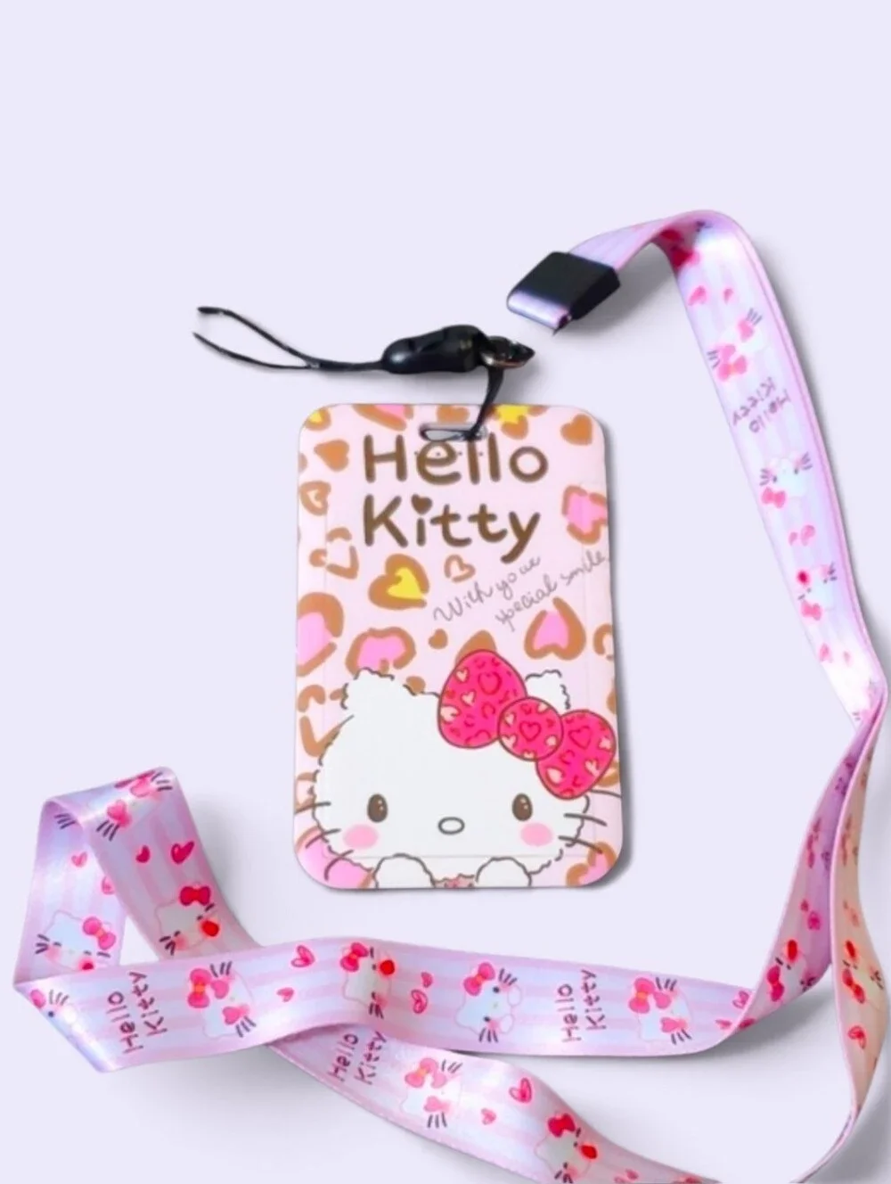 Hello Kitty ID/Credit Card Holder With Lanyard